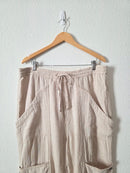 Free People Cotton Linen Pants (L)