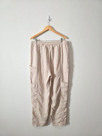 Free People Cotton Linen Pants (L)