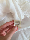 Rowie White Cotton Mini Dress (L)