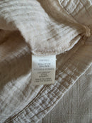 Neutral Cotton Linen Tank (S)