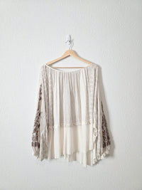 Free People Oversized Crochet Top (XS)