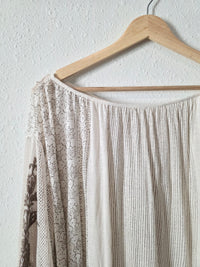 Free People Oversized Crochet Top (XS)