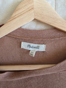Madewell Earthy Linen Blend Tee (XS)