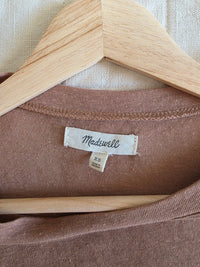 Madewell Earthy Linen Blend Tee (XS)