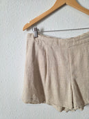Loft Linen Blend Relaxed Shorts (S)