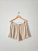 Loft Linen Blend Relaxed Shorts (S)
