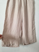 Linen Wide Leg Pants (L)