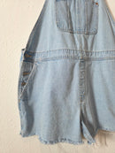 Light Wash Denim Shortalls (XXL)
