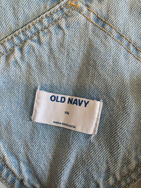 Light Wash Denim Shortalls (XXL)