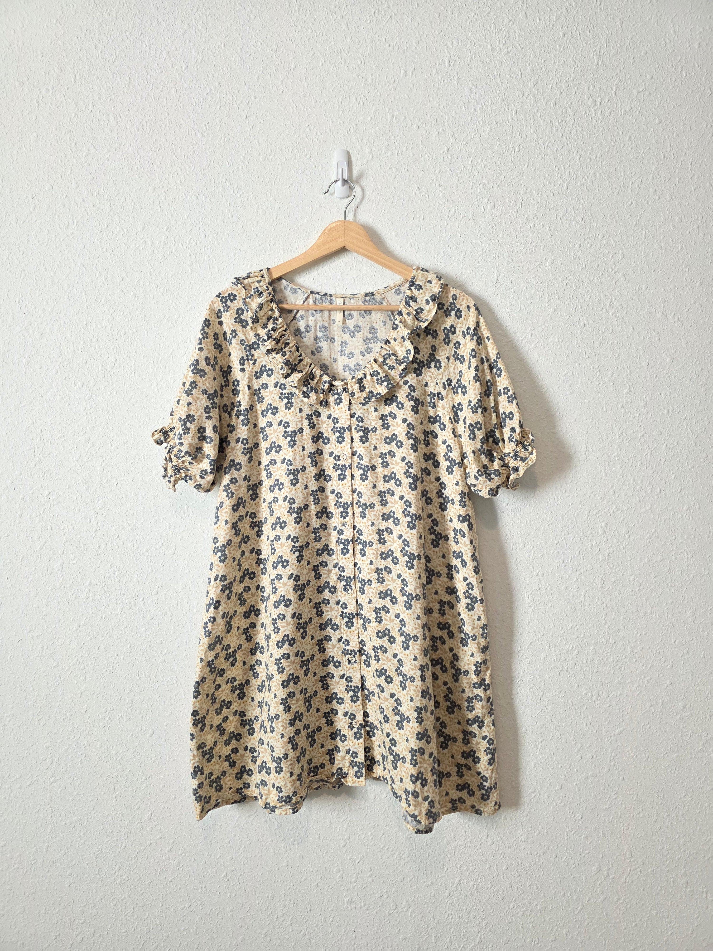 Rylee + Cru Floral Cotton Dress (M)