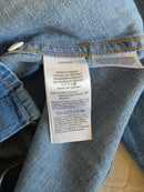 Madewell Denim Pleated Button Up (M)
