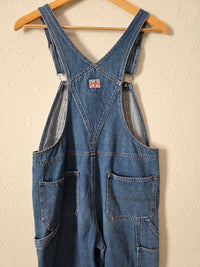 Vintage Straight Denim Overalls (XS)