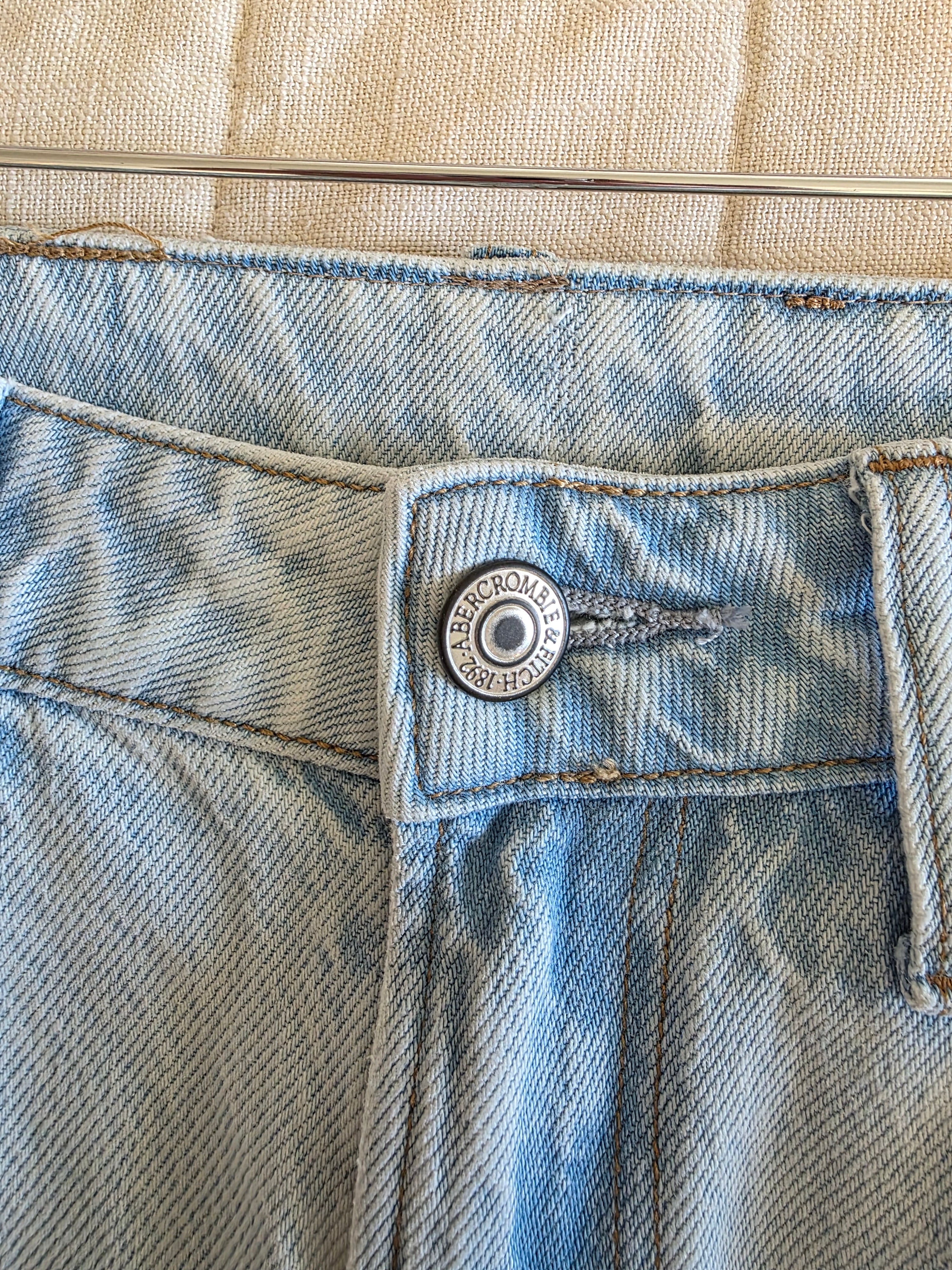 Abercrombie Baggy Wide Leg Jeans (24/25)