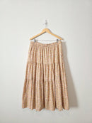 Floral Tiered Maxi Skirt (18/20)
