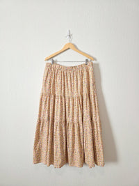 Floral Tiered Maxi Skirt (18/20)