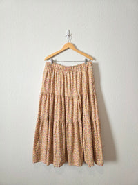 Floral Tiered Maxi Skirt (18/20)
