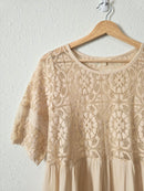 Easel Boho Lace Blouse (S)