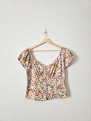 Heartloom Floral Cotton Blouse (L)