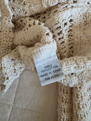 Crochet Cotton Button Up (M)
