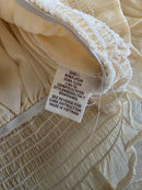 Square Neck Puff Sleeve Blouse (L)