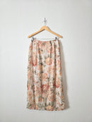 Vintage Floral Maxi Skirt (28/29)