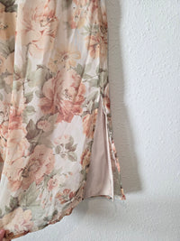 Vintage Floral Maxi Skirt (28/29)