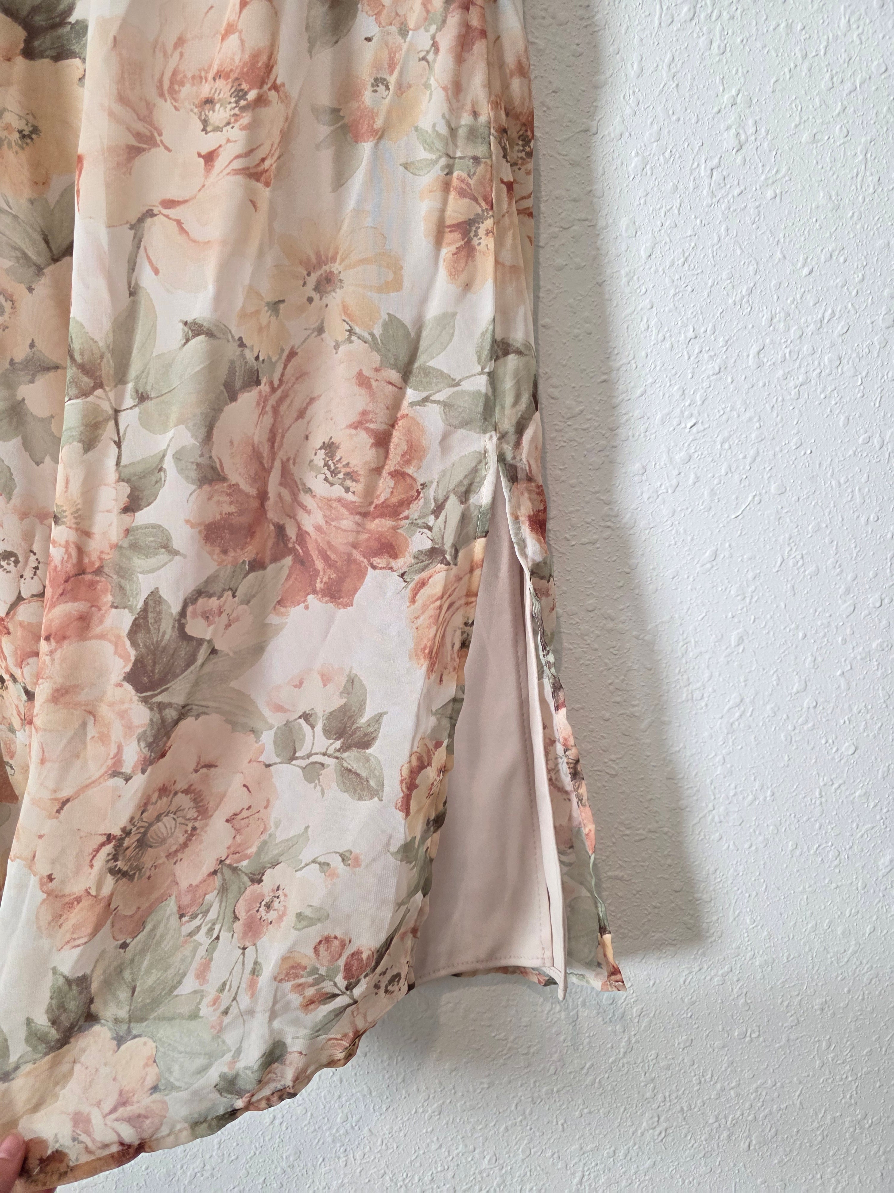 Vintage Floral Maxi Skirt (28/29)