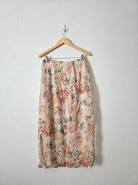 Vintage Floral Maxi Skirt (28/29)