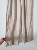 Striped Linen Blend Pants (M)