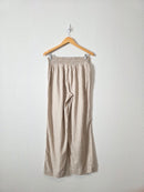 Striped Linen Blend Pants (M)
