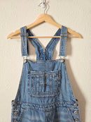 Relaxed Denim Shortalls (XS)