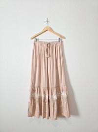 In Loom Embroidered Maxi Skirt (M)