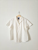 Vintage Floral Embroidered Button Up (L)
