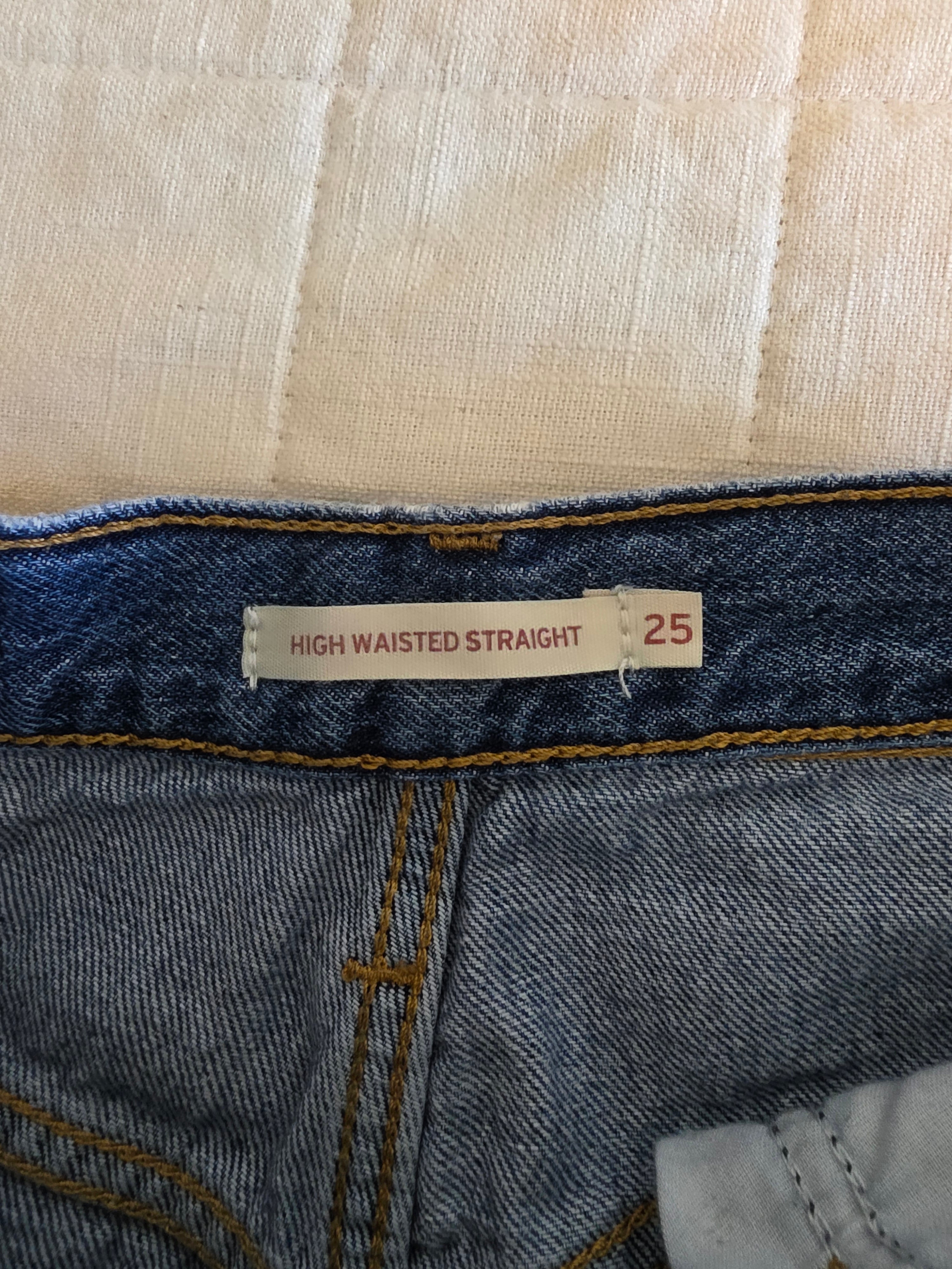 Levi's High Waisted Straight Jean (25)