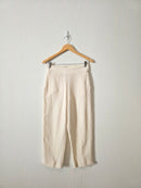 Cream Cotton Gauze Pants (S)