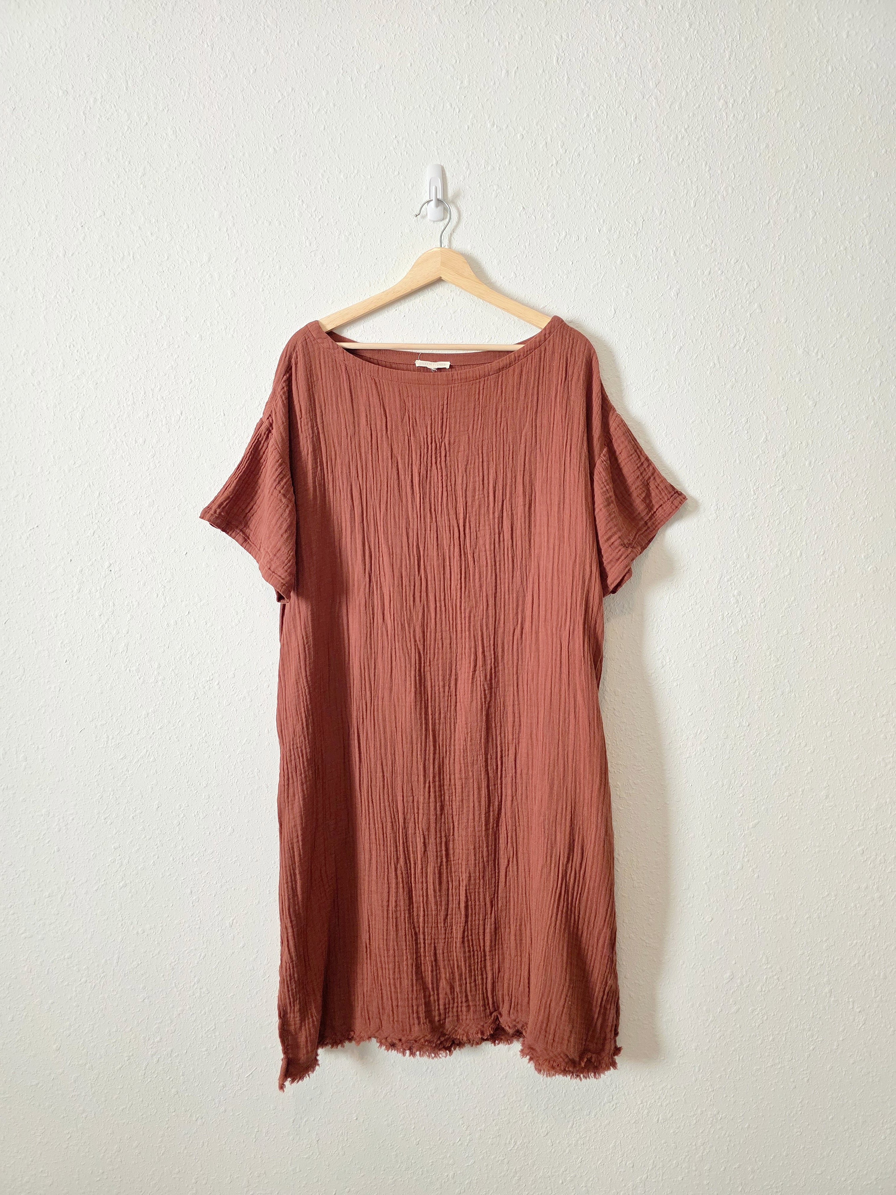 Eileen Fisher Oversized Gauze Dress (L/XL)