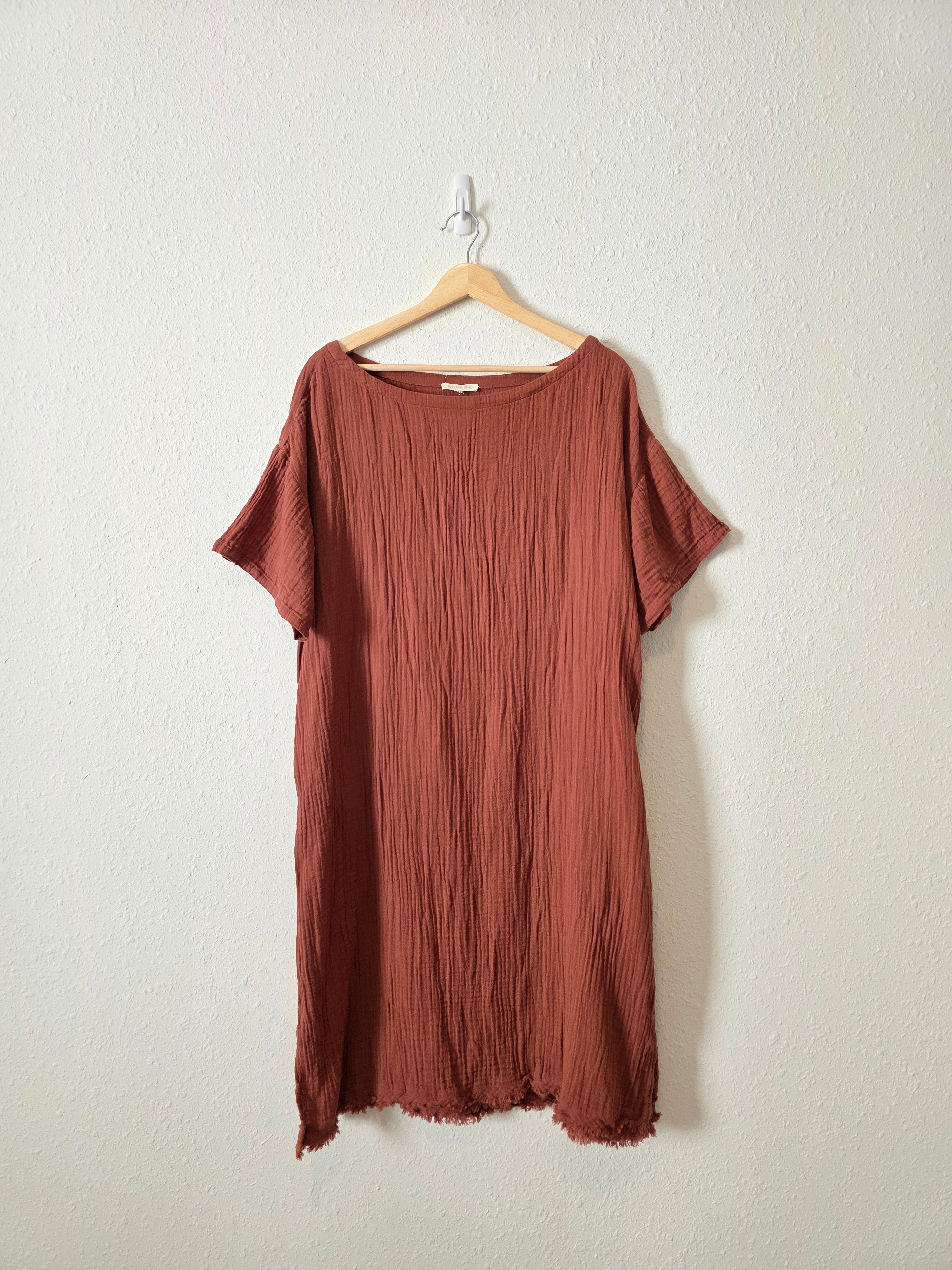 Eileen Fisher Oversized Gauze Dress (L/XL)