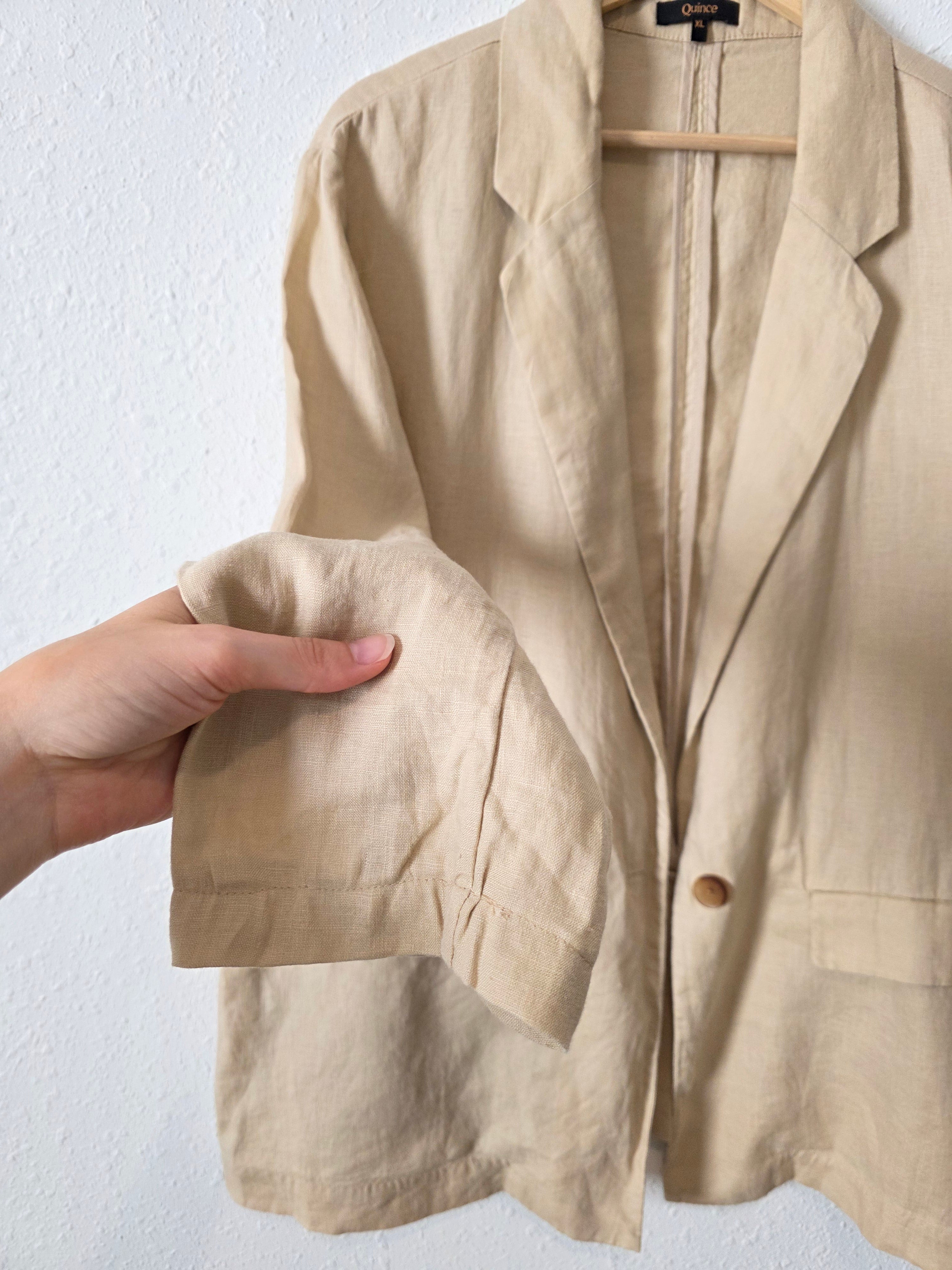 Quince European Linen Blazer (XL)