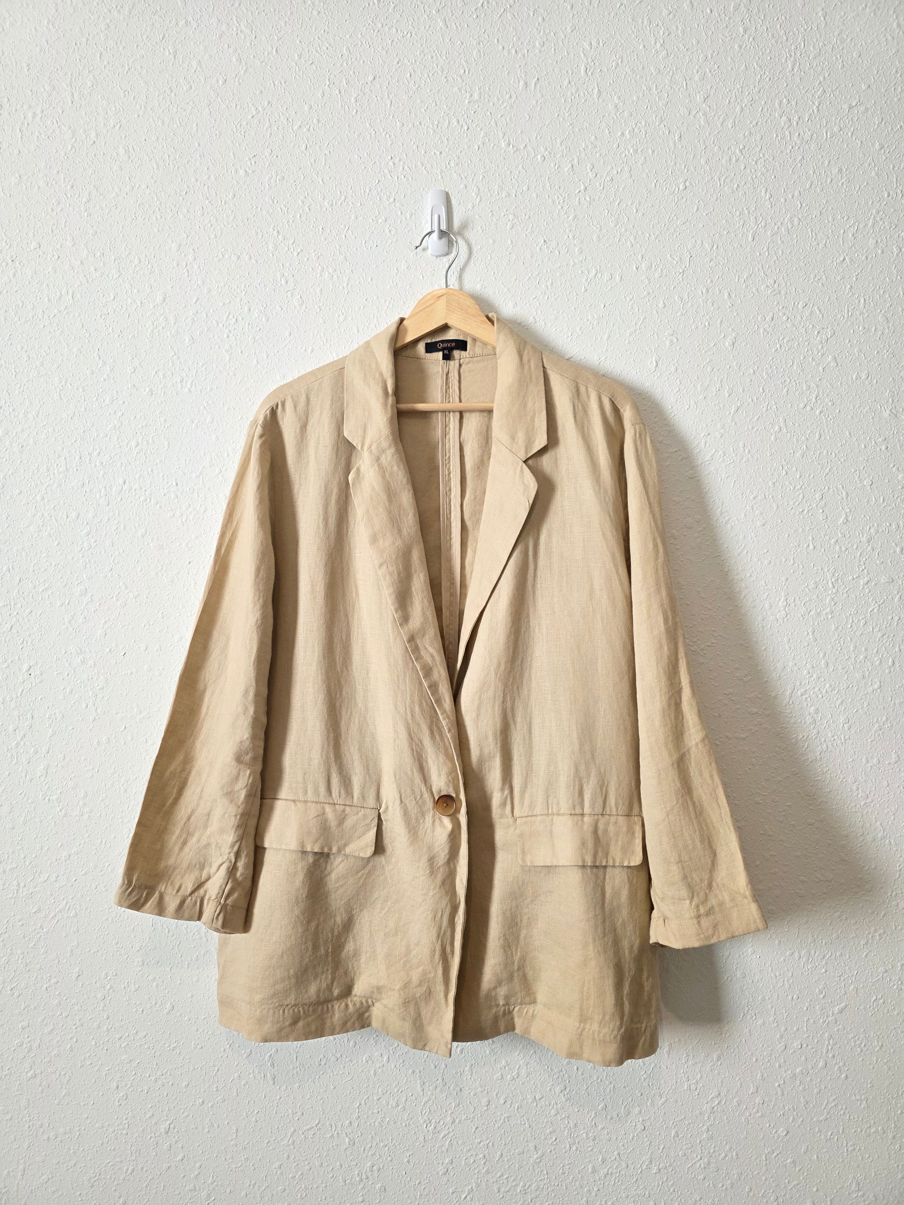 Quince European Linen Blazer (XL)