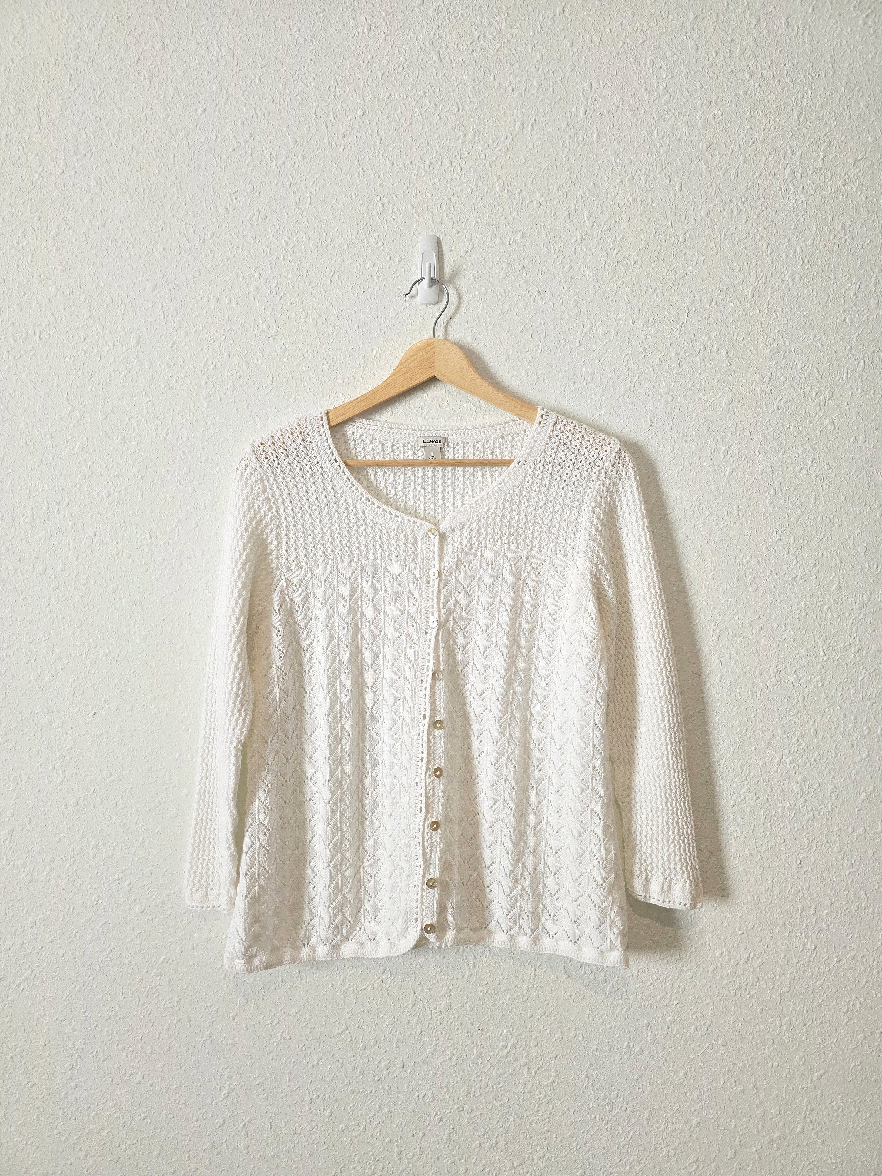 LL Bean Linen Cotton Knit (L)
