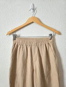 Madewell Neutral Gauze Pants (XS)