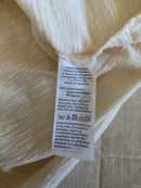 Madewell Cream Henley Tee (M)