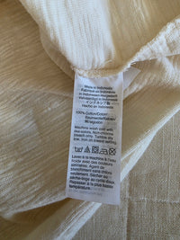 Madewell Cream Henley Tee (M)