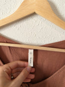 Terracotta Babydoll Top (M/L)