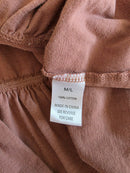 Terracotta Babydoll Top (M/L)