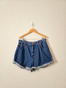 Free People Relaxed Denim Shorts (XL)