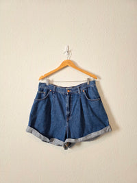Free People Relaxed Denim Shorts (XL)