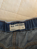 Free People Relaxed Denim Shorts (XL)