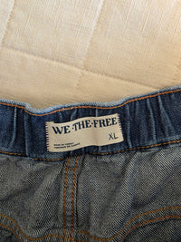 Free People Relaxed Denim Shorts (XL)