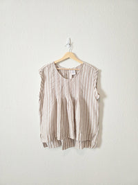 Striped Linen Top (14P)